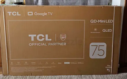 TCL 75 Inch , QD-Miniled. 75C6K. Brand New