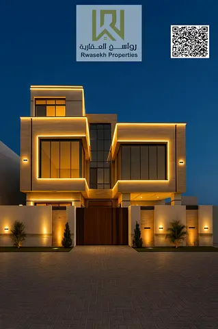 Ultra‑Luxury 7 bedroom Corner Villa with Direct Al Hamidiya Park View – Al Yasmeen, Ajman with swim