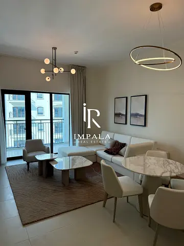 Furnished 1 BR | Balcony | Stunning Golf Views | Ready to Move