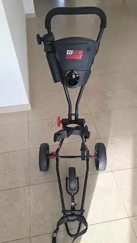 Foldable 3-Wheel Golf Trolley / Push Cart - Used, Good Condition