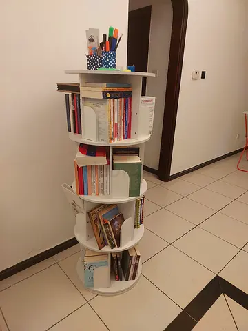 Book shelf- rotating