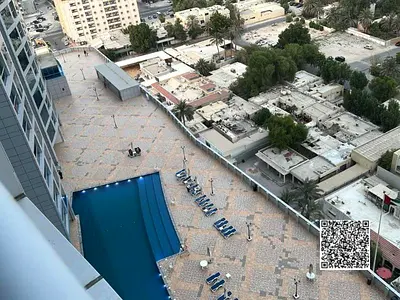 1bedroom for rent in ajman , residence tower , with gym and swimming pool