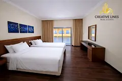 Fully furnished chiller free huge 1bhk available near to metro and front of rta bus stop/gym pool pa