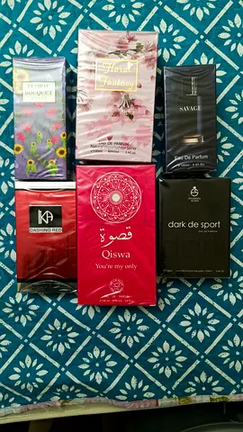 Lot of 6 Mini Perfume/Fragrance Boxes - Mixed Scents