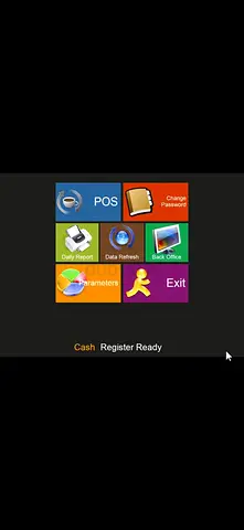 Used POS System Software - Touchscreen Interface (Register Ready)