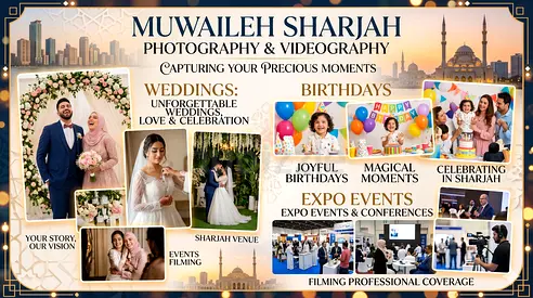 Creative Photography  Videography Solutions in  Muwaileh ✨📷