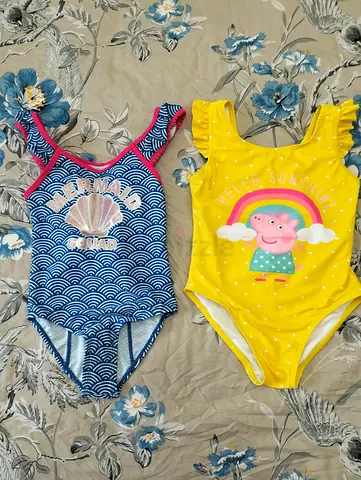 All for 30 AED only Good quality new and one time used kids clothes swtmming costume for 3-5 years