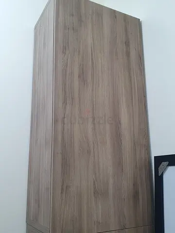 2 Single-door Wooden Wardrobes / Armoires in Good Condition