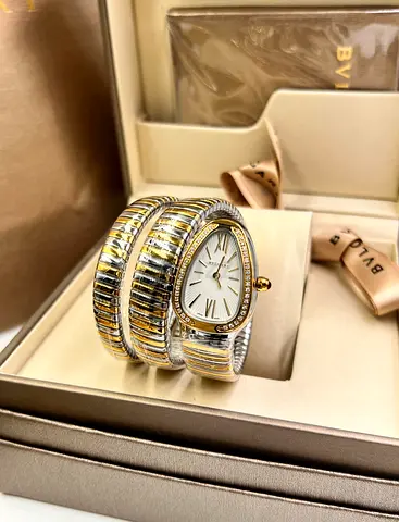 Bvlgari Serpenti Tubogas Two-Tone Ladies Super Master Copy Watch
