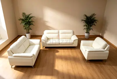 6 Seater Pure Leather Sofa