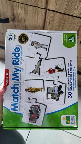 Match My Ride — 30-piece Matching Puzzle Game (Ages 3-6)