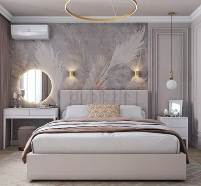 Simple but elegant 160*200 queen size Bed