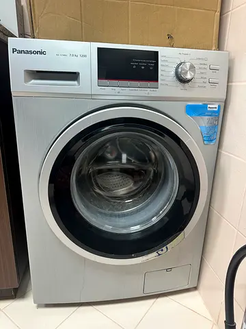 Panasonic Front Load Washing Machine - 7kg, Silver (Good Working Condition)