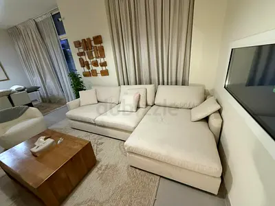 Cratebarrel lounge deep L shape sofa