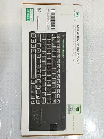 Rii Dual Mode Multimedia Wireless Keyboard with Touchpad (New in Box)