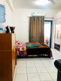 Family Room with Balcony – Fully Furnished | Near Abu Baker Al Siddique Metro