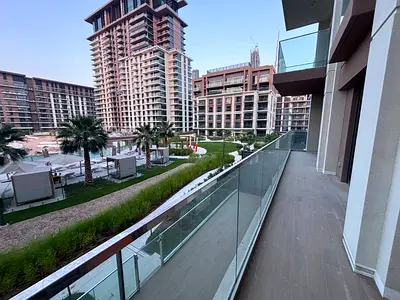2BR Apartment | Celadon 3 City Walk | Balcony & Pool View