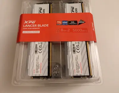 ADATA XPG Lancer Blade 16GB (2x8GB) DDR5 RGB 5600MT/s RAM - New in Pack