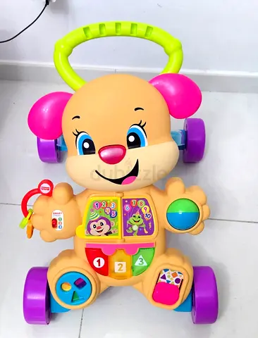 Bright Puppy Push Walker with Activity Toys — Good Condition