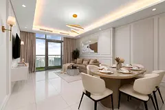 Burj View 2BR | Furnished Apartment | Paramount Tower, Business Bay