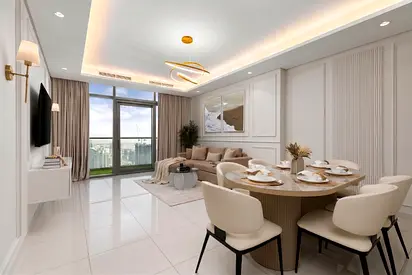 Burj View 2BR | Furnished Apartment | Paramount Tower, Business Bay