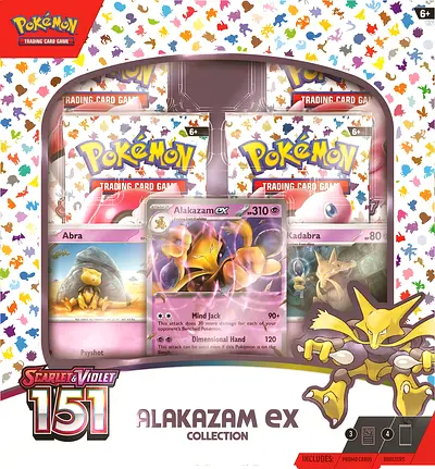 Pokemon 151 alakazam ex box