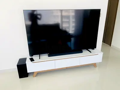 TV Unit (White/Oak) 180cm