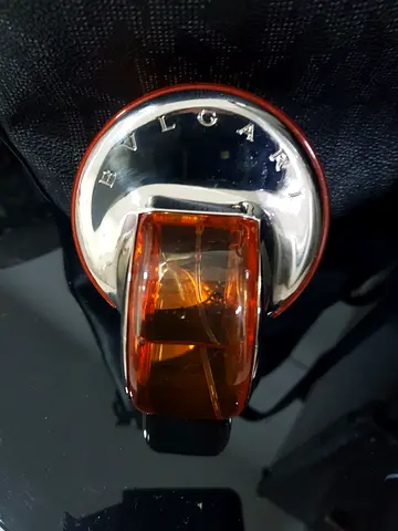 Bvlgari Omnia Amber Limited Edition perfume bottle (partial, used)