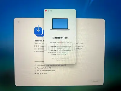 Apple MacBook Pro 16 (16 Inch) — 512GB SSD (NVMe) 16GB RAM, 2.6 GHz 6‑Core - 2019