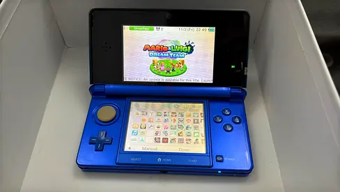 Nintendo 3ds blue with charger 128gb
