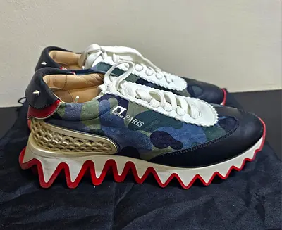 Authentic Christian Louboutin Loubishark snickers size 38½.
