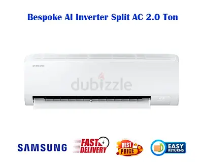 Samsung BeSpoke AI Inverter Split AC 1.5  2 Ton - 2025 Model - Free Delivery - Warranty