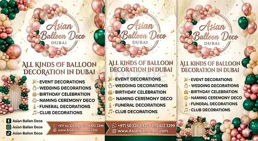 Professional Ballon decoration, we offer all kinds of decoration