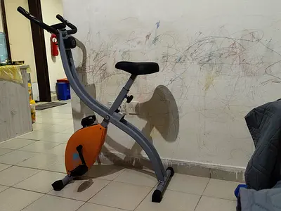 Foldable Upright Exercise Bike - Compact Home Cardio Trainer