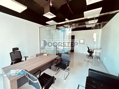 Fully Furnished office | Glass Partition | Business bay