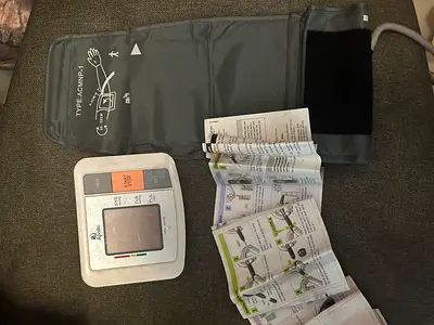 Digital Upper Arm Blood Pressure Monitor with Cuff and Manual