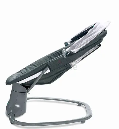 Compact Baby Rocker/Swing - Grey, Gentle Recline