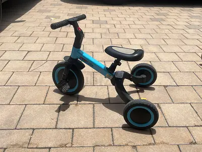 Kids 3-Wheel Balance Trike - Blue, Good Condition
