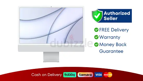 Apple iMac M1 24 - 16/512GB - 4 Port - Silver Brand New | 1 Year Warranty | FREE  Delivery