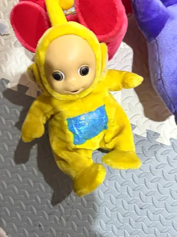 3 x Yellow Teletubby Plush Toy (used)