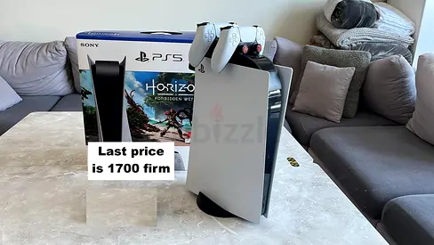PlayStation 5 w/2 Controllers and Extras - Good Condition