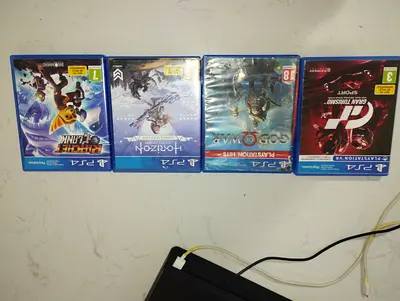 Four PS4 Games Bundle — Ratchet  Clank, Horizon Zero Dawn, $% of War, Gran Turismo Sport