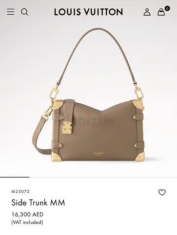Louis Vuitton side Trunk Taupe bag