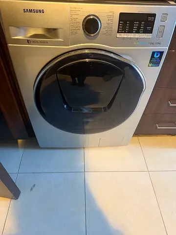 Samsung Front Load Washer Dryer Combo 7kg/5kg - Silver, Good Condition