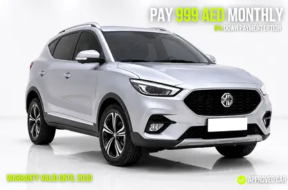 950 AED MONTHLY 0 Down | MG ZS LUXURY 2025 GCC SPECS WARRANTY Up TO 2030 | LOW KM | FULL OPTION