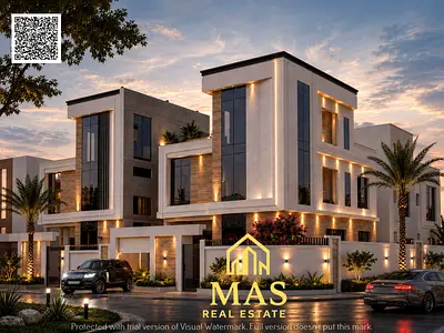 🏡 فيلا كورنر مودرن للبيع في الياسمين – عجمان | 3 طوابق | تصميم فاخر | موقع استراتيجي