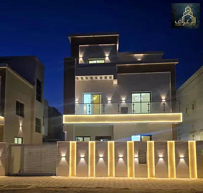 Own a villa in Ajman/Al Yasmin - 5 rooms with a roof - directly opposite a mosque.