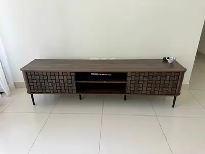 Solid Wood TV Unit