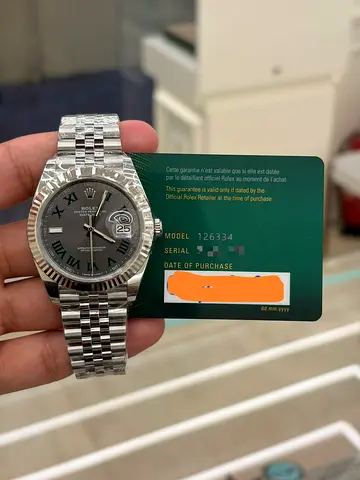 Rolex datejust wimbeldon 41mm steel fluted basel 2026 new unworn