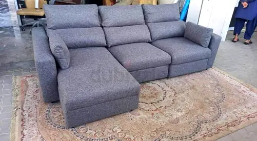 Brand new Ikea Eskilstuna L Shape Sofa bed with storage dark grey